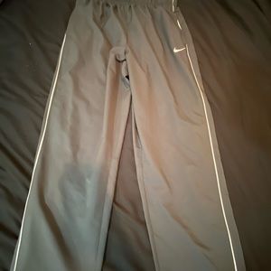 Nike grey sweats with zipper